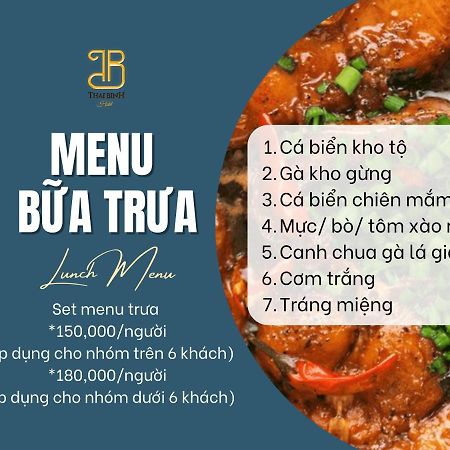 Khach San Thai Binh Chi Khu Co Ong Exterior photo