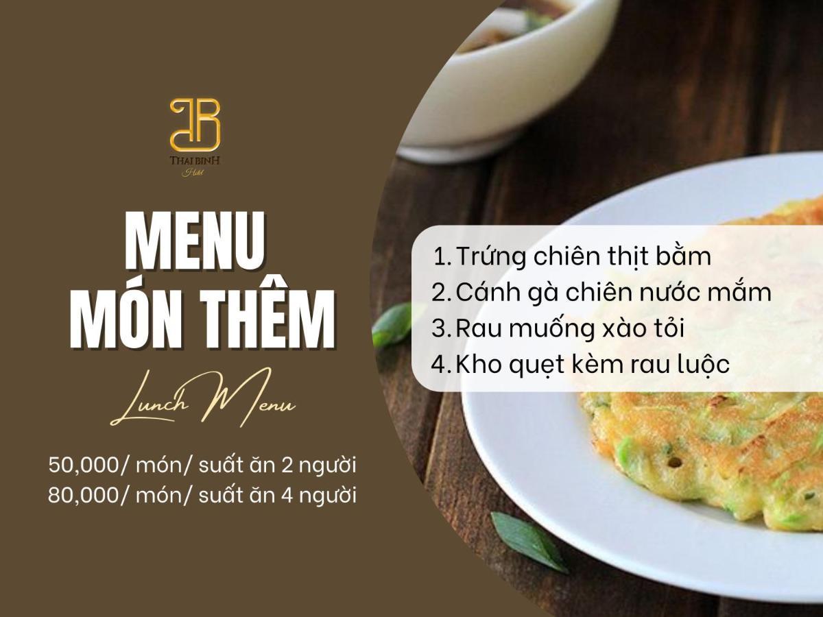Khach San Thai Binh Chi Khu Co Ong Exterior photo