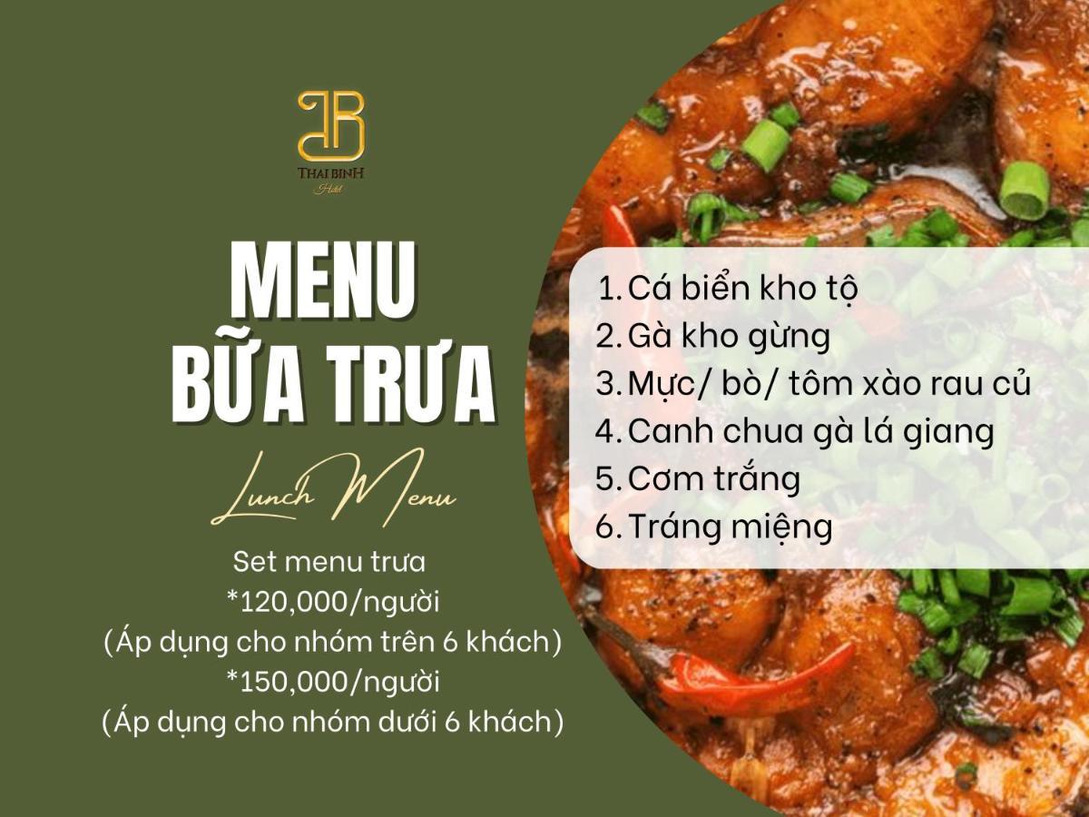 Khach San Thai Binh Chi Khu Co Ong Exterior photo